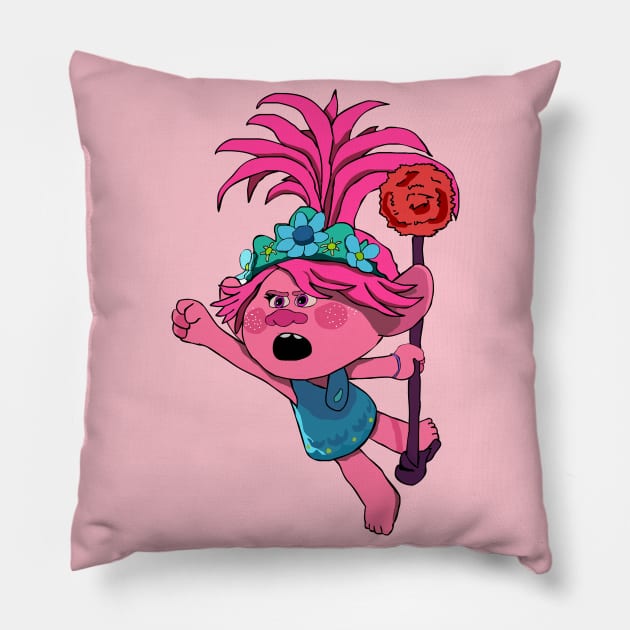 Trolls world tour Pillow by d1a2n3i4l5