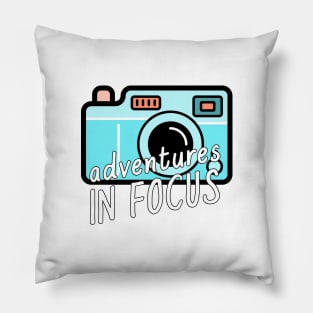 adventures in focus Pillow