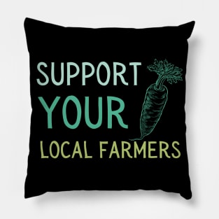 Support local farmers carrot Pillow