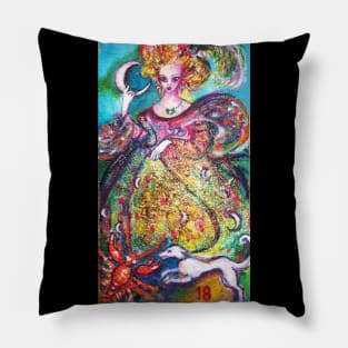 TAROTS OF THE LOST SHADOWS / THE MOON LADY Pillow