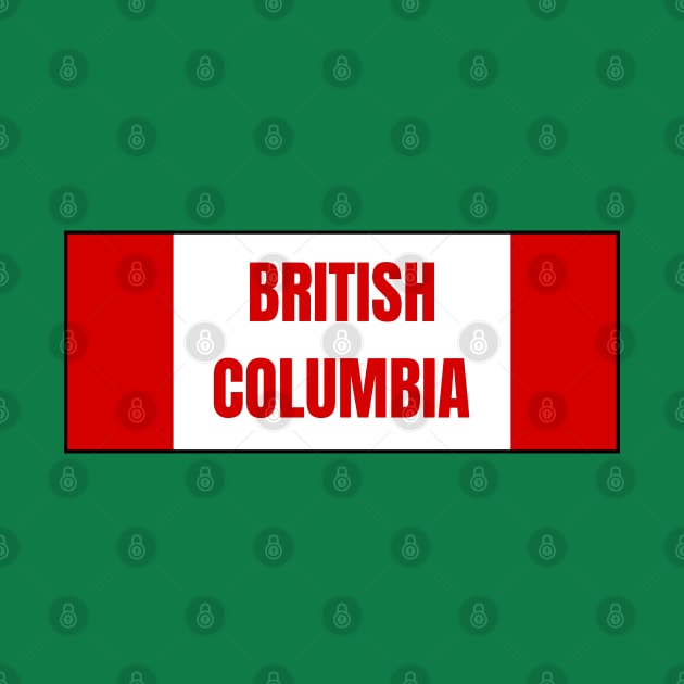 British Columbia in Canadian Flag by aybe7elf