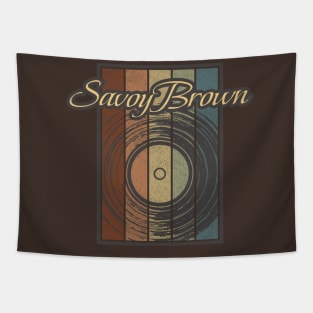 Savoy Brown Vynil Silhouette Tapestry