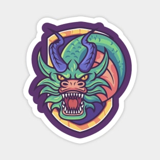 dragon face Magnet