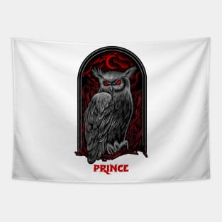 The Moon Owl Prince Tapestry