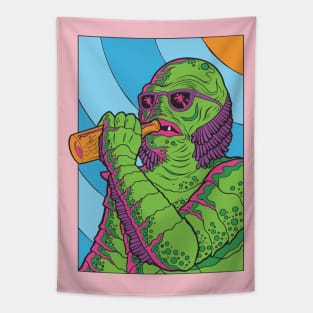 Gill-man Colorfull Art Tapestry