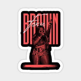 Foxy brown///original retro Magnet