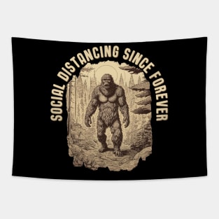 Bigfoot - Social Distancing Since Forever Tapestry