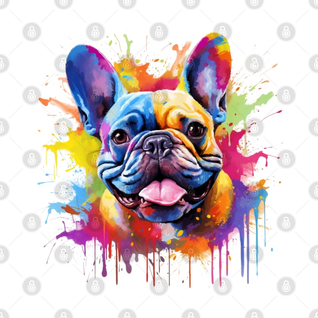 French bulldog Art by CunninghamWatercolors