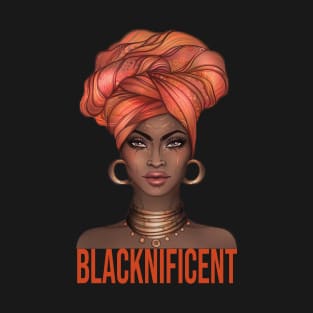 African American Woman, Black Queen, Afrocentric  Women, Blacknificent, Black Woman T-Shirt