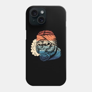 Vintage Bandana Gorilla Smoking Phone Case