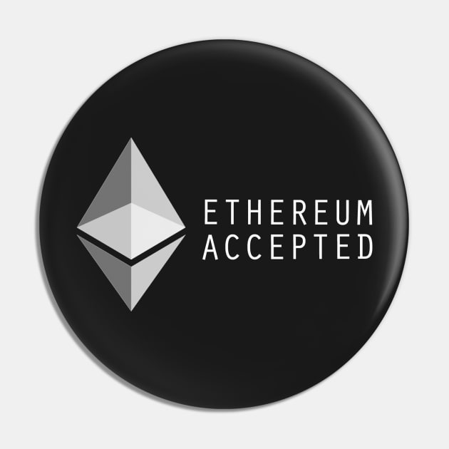 Ethereum Accepted Pin by cryptogeek