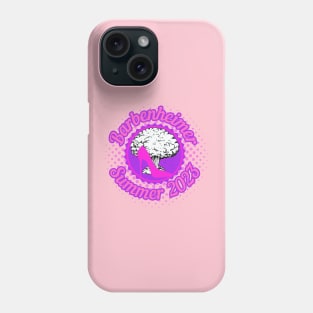 BARBENHEIMER Summer 2023. Hot Pink Stiletto Bomb. Retro Classic Style Phone Case