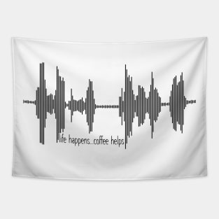 Life Happens Soundwave Tapestry