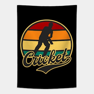 Retro Cricket Tapestry