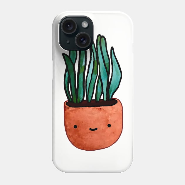 Happy Plant Phone Case by staceyromanart