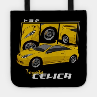 Toyota Celica Yellow, JDM Car Tote