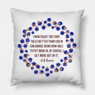 Enjoying Fairy Tales Pillow