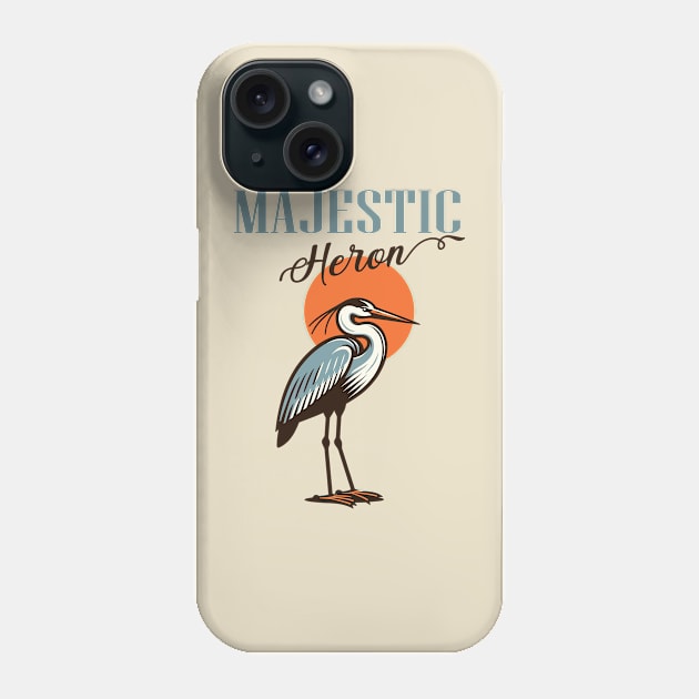 Heron bird Phone Case by Art_Boys