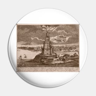 Lighthouse of Alexandria, artwork (C022/5594) Pin