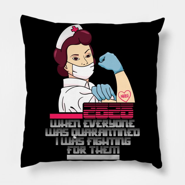 A Proud Nurse Pillow by Olievera