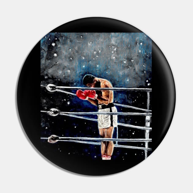 Muhammad Ali Brush Pin by BLACKLEAF