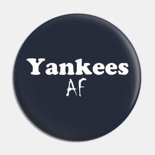 the Yankees AF Design Pin