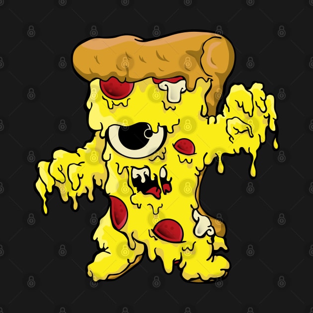 Pizza Monster by PrettyGoodPosters