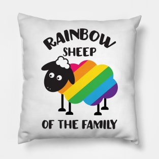 Rainbow Sheep Of The Family LGBT Pride Pillow