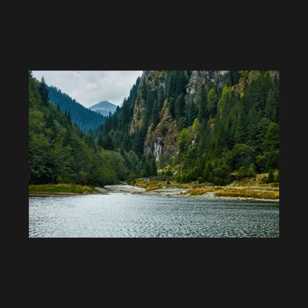 Beautiful view of a mountain lake by naturalis