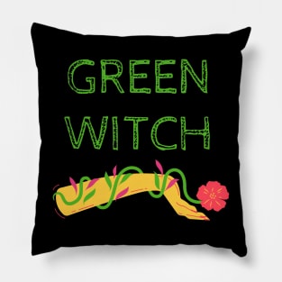 Green witch Pillow