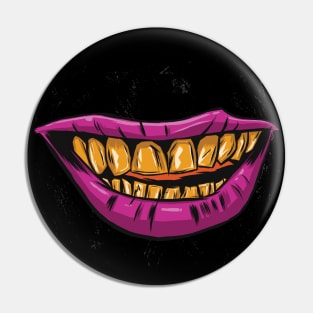 Evil Joking Clown Smile - Funny Quarantine Pin