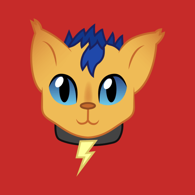 Flash Sentry cat by CloudyGlow