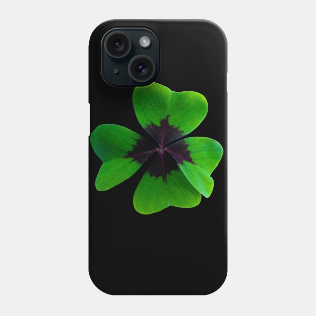 Four Leaf Clover Shamrock St Patrick's Day Phone Case by twizzler3b