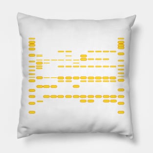 DNA Red black Pillow