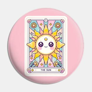 The Sun Tarot Card Kawaii Pastel Goth Anime Cute Pin