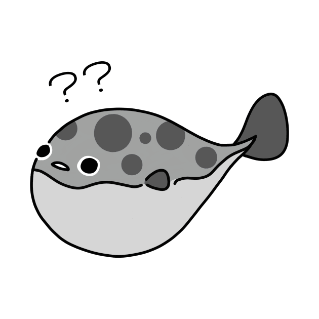 Confused Pufferfish Blowfish by Radi-SH