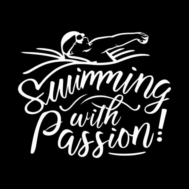 Swimming With Passion! Swimming Freestyle by Positive Designer