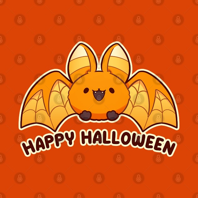 "Happy Halloween" Bat | Halloween by KiiroiKat