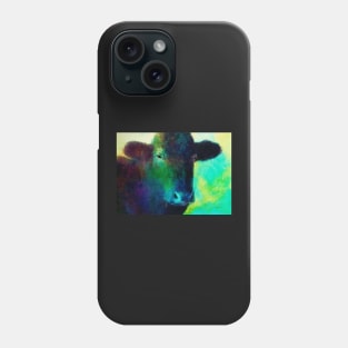 Black Cow Phone Case