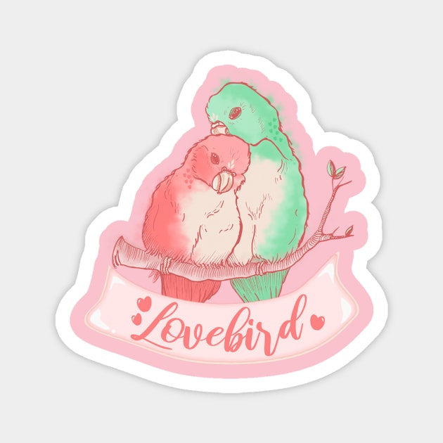 Lovebird Magnet by ThaisMelo