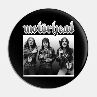 Motorhead Gradient White Pin