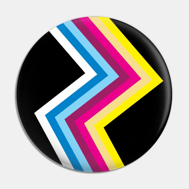 80's Neon Flash Pin by modernistdesign