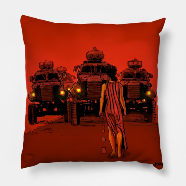 Dust devil Pillow by Lambdog comics!