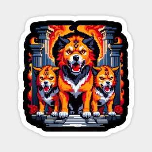 Pixel Cerberus Magnet