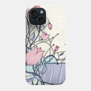 Flower drawing Phone Case