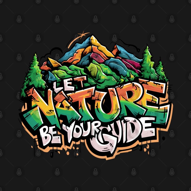 Let Nature Be Your Guide, Nature Graffiti Design by RazorDesign234