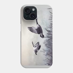 Graceful Canada Geese Phone Case