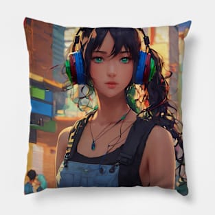 manga girl Pillow