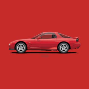 RX7 FD3S Vintage Red T-Shirt