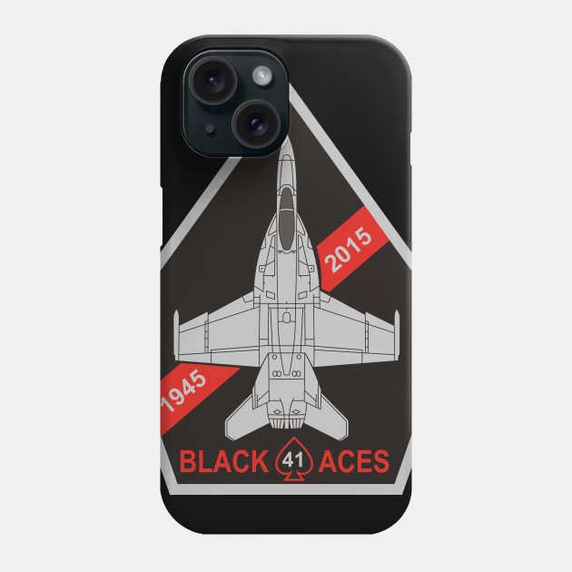 VFA-41 Black Aces - F/A-18 Phone Case by MBK